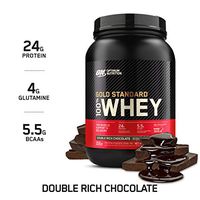 OPTIMUM NUTRITION GOLD STANDARD 100% Whey Protein Powder, Double Rich Chocolate, 2 Pound