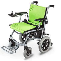 PLLP Medical Rehab Chair, Wheelchair,Lightweight Wheelchair, Electric Wheelchair Open/Fold in 1 Second Lightest Most Compact Power Chair Drive with Electric Power or Manual Wheelchair up to 12 Miles