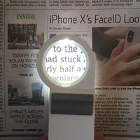 10X Pocket Magnifier with Led Light & Aspheric Lens Ideal for Detailed Inspection Reading, Collectors By Electro Optix