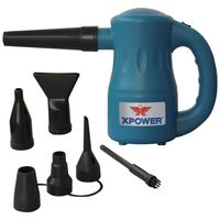 XPOWER A-2 Black AIRROW PRO A-2 Multi-USE Electric Duster, AIR Pump and Blower (Blue)