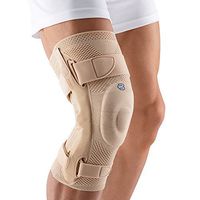 Bauerfeind - GenuTrain S - Knee Support - Extra Stability to Keep The Knee in Proper Position - Left Knee - Size 1 - Color Nature
