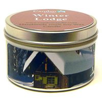 Winter Lodge, Super Scented Soy Candle Tin (6 oz)