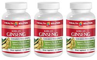Panax Ginseng Bulk - Korean Ginseng - Improve Mood (3 Bottles)