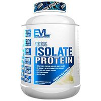 Evlution Nutrition 100% Isolate, Whey Isolate Protein Powder, 25 G of Fast Absorbing Protein, No Sugar Added, Low-Carb, Gluten-Free (Vanilla Ice Cream, 5 LB)