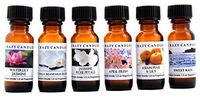 6 Bottles Set (Made in USA) Water Lily Jasmine, Vanilla Mandarin Bourbon, Jasmine Rose Petals, April Fresh, Asian Pear Lily, Sweet Rain 1/2 Fl Oz Each (15ml) Premium Grade Fragrance Oils