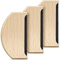 Cashmere Comb Sweater Shaver Wool Comb Wooden Pilling Fuzz Fabric Lint Remover Manual Portable Clothing Brush Tool for De-Pilling Clothing Garments Knits Woolens Scarves Wool Coats Pants Care (3)
