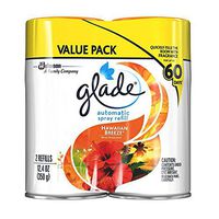 Glade Automatic Spray Air Freshener Hawaiian Breeze Starter (6.2 oz) (Refill, 6 Count)