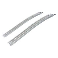 Yutrax 89-inch Aluminum Truck, UTV/ATV Loading Arch Ramps - Pair, 1500lb Capacity