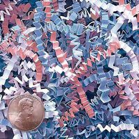 U Choose Size! LT Blue Pink White Gift Basket Shred Crinkle Paper Filler Bedding (4 Oz Bag)