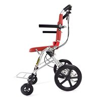 Wheelchair Medical Equipment Aluminium Folding and Portable, 360° Rotating Wheel, Strong and Wearable, Suitable for The Elderly and Disabled Walker Assist Devices