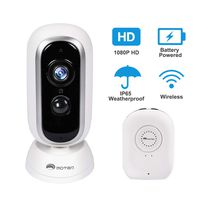 Outdoor Security Camera Wireless Rechargeable Battery Powered Camera,Home Security Camera System WiFi 1080P Camera Night Vision HD Video with Motion Detection 2-Way Audio Talk WiFi Camera IP65 SD Slot