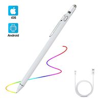 Stylus Pen for Touch Screens, ACETEND 1.45mm Fine Tip Smart Stylus Pen Compatible for iPad iPhone and Tablets Touchscreen Devices, Pocket Clip Keep The Stylus Pen Within Reach for Easy Portability