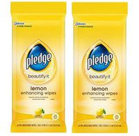 Pledge 24 counts Lemon Enhancing Wipes (Pack of 2) Brand new and Fast Shipping