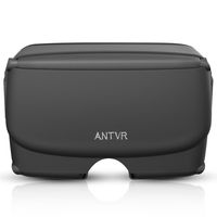 ANTVR 3D Immersive Virtual Reality Glasses Cardboard VR Box Headset for 5.0"-6.0" Smartphone Xiaomeng - Black