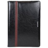 Maroo - Folio Case with Kickstand for Microsoft Surface Pro 3/Pro 4 Premium Leather - Black