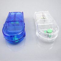 iuuhome🌹🌹Pill Caplets Medicine Dose Tablet Cutter Splitter Divide Compartment Storage Box