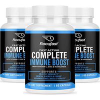 Immune Support Immunity Booster Supplement Complete Immune Boost Multivitamin - 35 Essential Vitamins Including Vitamin C, Zinc, Echinacea, Vitamin B6, B12 3 Bottles