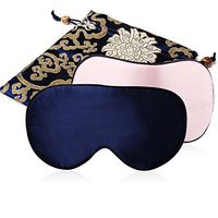 Sleep Eye Mask for Sleeping Blindfold - YANIBEST 2 Pack Silk Eye Mask Sleeping Mask Blindfold