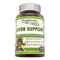 Pure Naturals Liver Support Dietary Supplement 372.340 Milligrams 120 Capsules- Promotes Overall Liver Health - Supports Your Detoxification Efforts