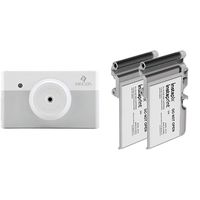 Minolta Instapix 2 in 1 Instant Print Digital Camera & Bluetooth Printer- Gray Bundle with Instaprint 20-Photo Capacity Cartridge