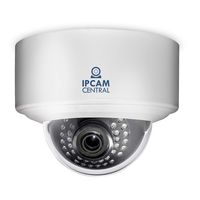 IPCC-4008E - 4X Optical Zoom (2.8-12mm), AutoFocus, UHD 5.0 Mega Pixel, IP66 Metal, POE Vandalproof MiniDome Camera with 60 feet Ir Nightvision,ONVIF, Compatible with Synology, Blueiris- Color White