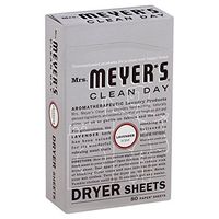 Mrs. Meyer's Dryer Sheets, Lavender 80.0 PC(Pack of 6)