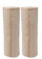 GT 6" Soft Woven Cotton Bandage with Single Hook & Loop Closure - Beige, 2 Pack