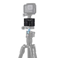 HEGUANGWEI Camera Mount 360 Degrees Panning Rotation 60 Minutes Time Lapse Stabilizer Tripod Head Adapter Photography
