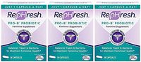 Rephresh Pro-B Probiotic Feminine Supplement. 3 Month Supply- (90 Capsules)