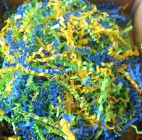 6oz Bag U Choose Size Blue Yellow Lime Gift Basket Shred Crinkle Paper Filler Bedding nfLG -1652