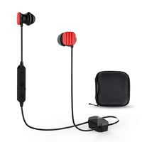 COWIN HE8 Bluetooth Wireless Headphones In-Ear Buds Headphones with Microphones Hi-Fi Deep Bass Wireless Headset Active Noise Cancelling Earbuds Sports Earphones for Workout/Running/Gym-Red