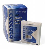 Gauze Pad, Cotton Blend Gauze, PK100
