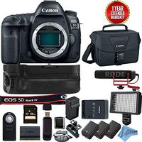 Canon EOS 5D Mark IV DSLR Camera (Body Only) 1483C002 Video Bundle
