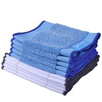 KEEPOW 10 Pack Microfiber Mopping Cloths 5 Wet + 5 Dry for iRobot Braava 380 380t 320 Mint 4200 5200 Vacuum Cleaner