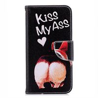 Huawei Y5 2018/Y5 Prime 2018 Case, Lomogo Leather Wallet Case with Kickstand Card Holder Shockproof Flip Case Cover for Huawei Y5 2018/Honor 7S - LOBFE12590#2