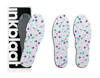 Inkblaat Odor Fighting Insoles – 24 Designs - Quirky, Fashion, Eco-Friendly Shoe Inserts – Large – Angrier Birds