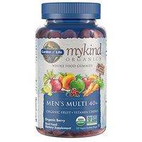 Garden of Life - mykind Organics Men 40+ Gummy Vitamins - Berry - Certified Organic, Non-GMO, Vegan, Kosher Complete Multi - Methyl B12, C & D3 - Gluten, Soy & Dairy Free - 120 Real Fruit Gummies