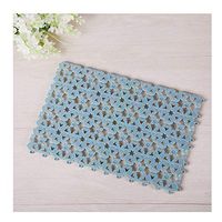 GHHZZQ Bathtub Mats Splice Environmental Protection Non-Slip PE Ottomans Household Living Room Bathroom Rugs, 5 Colors, 0.6 cm Thick, 30x20cm, 8 Pieces (Color : B, Size : 16-Tiles)
