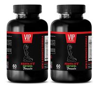 Sexual Desire for Women - Female Fertility Natural Formula - Damiana Supplement - 2 Bottles 120 Capsules