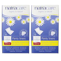 Natracare Normal Wrapped Panty Liners, 18 Count, 2 Pack (36 Liners Total)