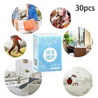 30 Pack Pocket Tissues,JASAMBAC 3-Ply Wood Pulp White Portable Paper Tissues