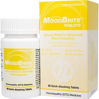 HelloLife MoodBrite Tablets - Natural Homeopathic for Relief of Depressive Moods