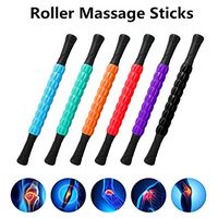 Kiddiezoom Muscle Roller Stick Massage Sticks Tools - Muscle Roller Massager for Athletes Relief Muscle Soreness, Cramping and Tightness