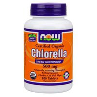 NOW Foods Chlorella 500 mg Certified Organic 200 Tabs
