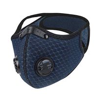 West Biking Mesh Dust/Pollution Mask for Air Filtration, Sport Mask with Exhalation Valves Filters, Activated Carbon N99 PM2.5 Filters Air Purifier