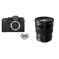 Fujifilm X-T3 Mirrorless Digital Camera (Body Only) - Black + Fujinon XF10-24mmF4 R OIS