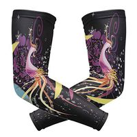 LEVEIS Phoenix Arm Sleeves UV Protection for Men Women Sunblock Protective Gloves Running Golf Cycling Driving Long Arm Cover 1 Pair