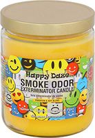 Smoke Odor Exterminator 13oz Jar Candles (Happy Daze, 2)