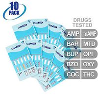 MiCare [10pk] - 10-Panel Urine Drug Test Card (AMP/BAR/BUP/BZO/COC/mAMP/MTD/OPI/OXY/THC) #MI-WDOA-9104