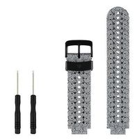 Tkasing Replacement Silicone Smart Wrist Watch Accessory Band Strap for Garmin Forerunner 220/230/235/620/630/735/235 Lite Smart Watch, (1U)